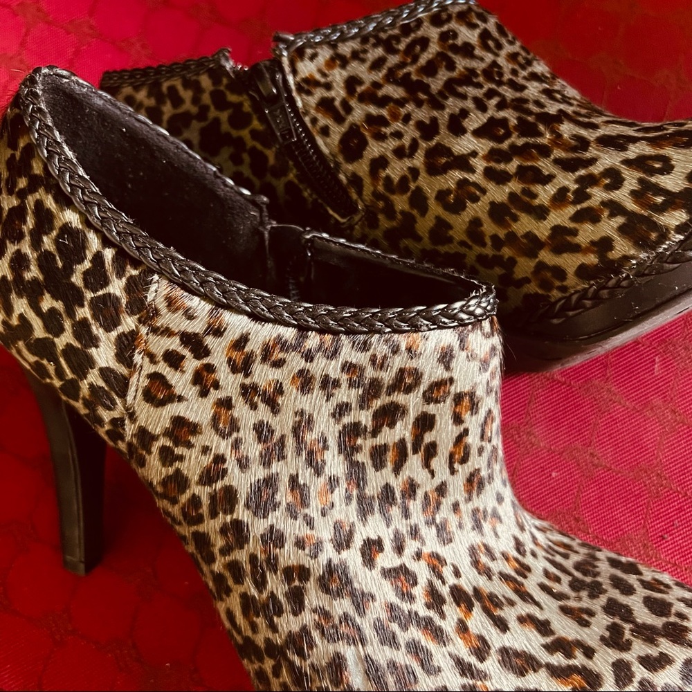 Gray Leopard Booties - Picture 8 of 15
